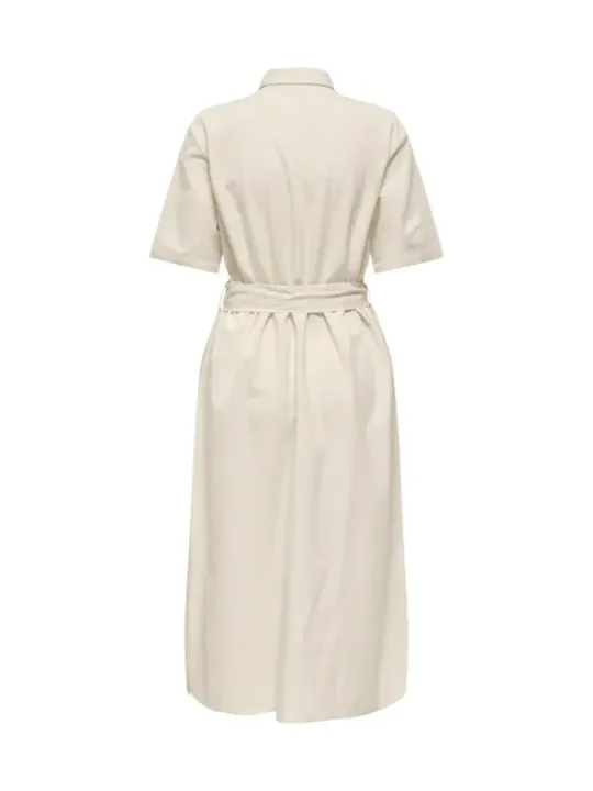 Jacqueline De Yong Damen Kleid Beige | online kaufen