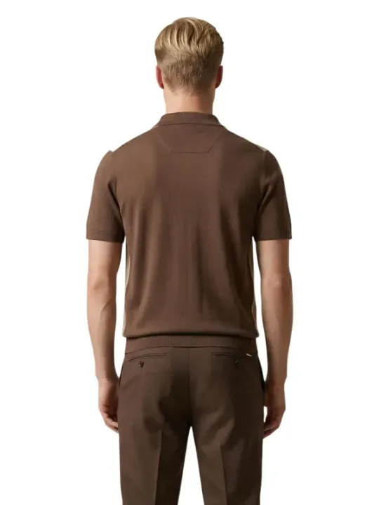 Gianni Lupo Herren Cardigan Braun | online kaufen