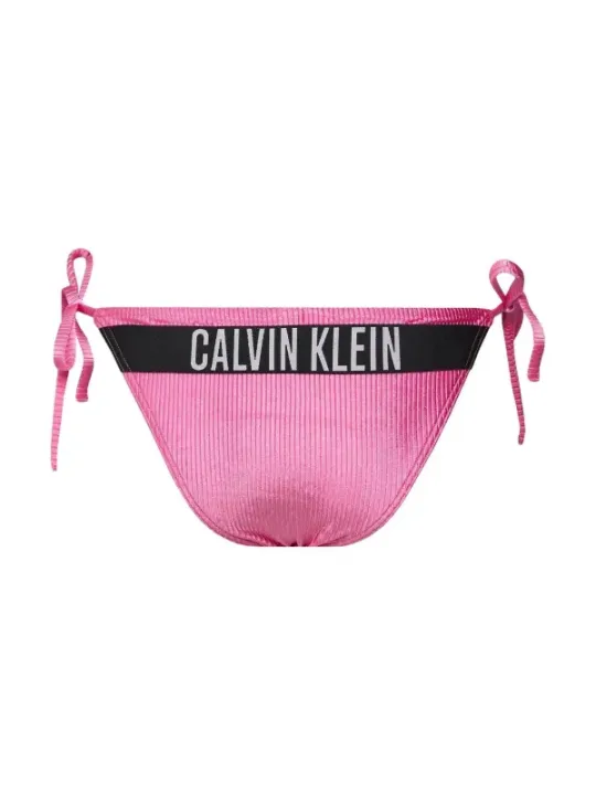 Rosa gerippter Calvin Klein Tanga.