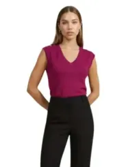 Morgan De Toi Damen Top Fuchsinrot | online kaufen