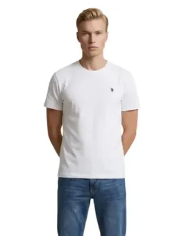 Miete Herren T-Shirt Weiß von U.S. Polo Assn. – Flex-Fashion