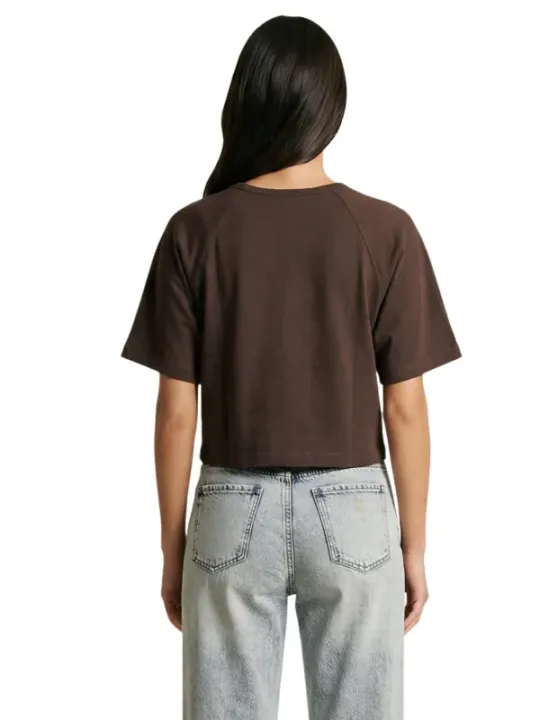 Replay Damen T-Shirt Braun | online kaufen