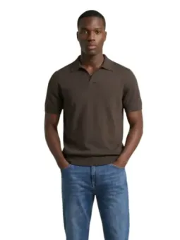 Yos Herren Polo Braun mieten - Flex-Fashion Verleih-Shop