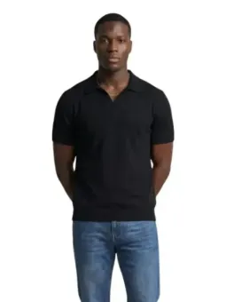 Yos Herren Polo Schwarz | online kaufen