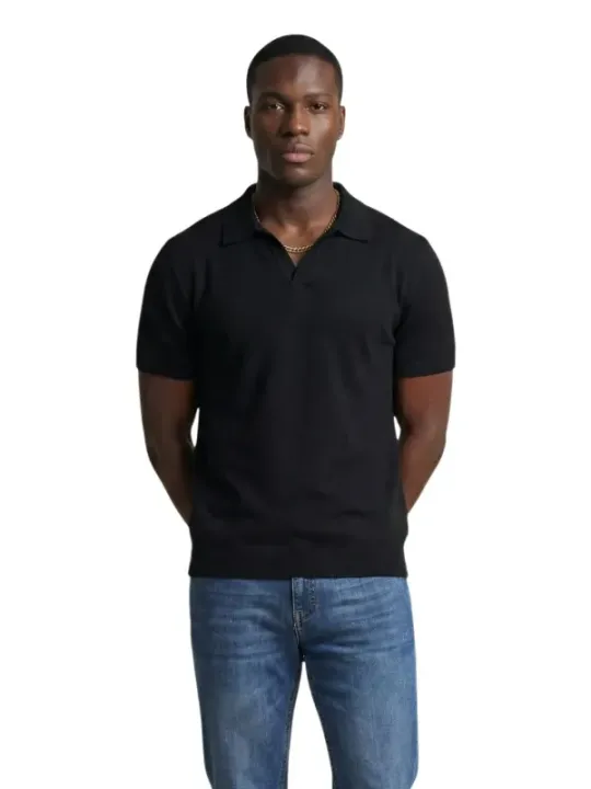 Yos Herren Polo Schwarz | online kaufen