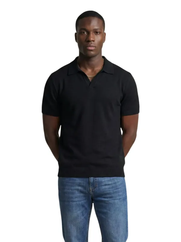 Yos Herren Polo Schwarz | online kaufen