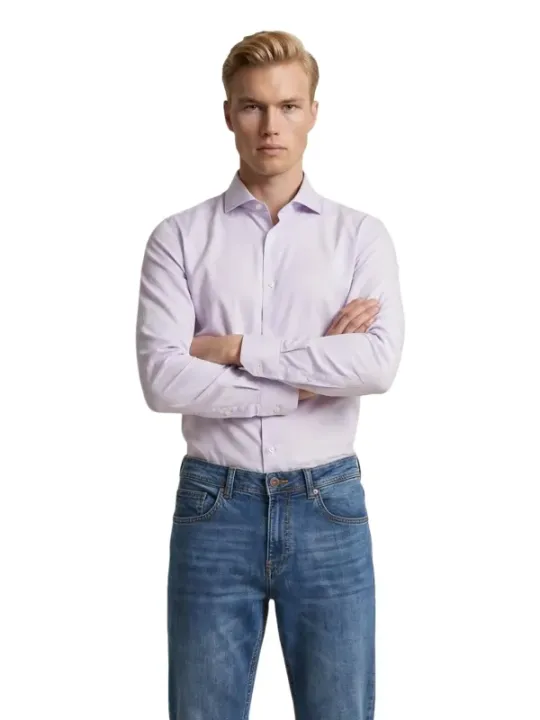 Yos Herren Hemd Lila | online kaufen