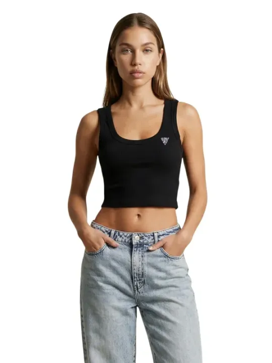 Guess Active Damen Top Schwarz | online kaufen