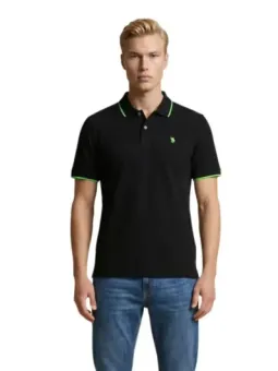 Schwarzes Herren Polo mieten – U.S. Polo Assn. Flex-Fashion