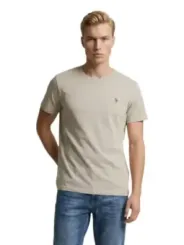 U.s. Polo Assn. Herren T-Shirt Beige | online kaufen