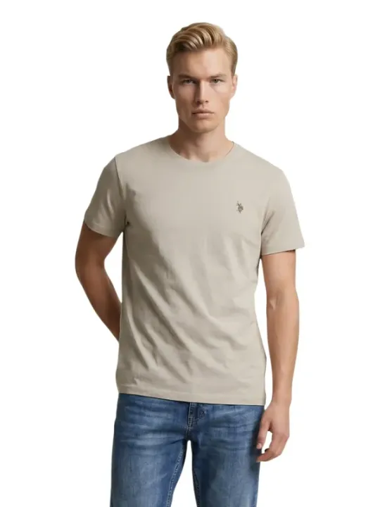 U.s. Polo Assn. Herren T-Shirt Beige | online kaufen