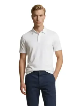 Yos Herren Polo Weiß mieten - Flex-Fashion Verleih-Shop