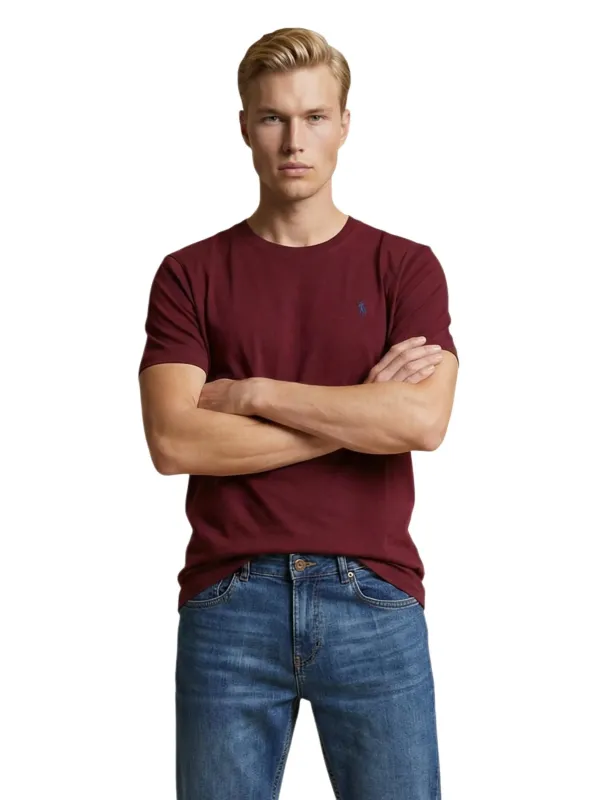 U.s. Polo Assn. Herren T-Shirt Bordeaux | online kaufen