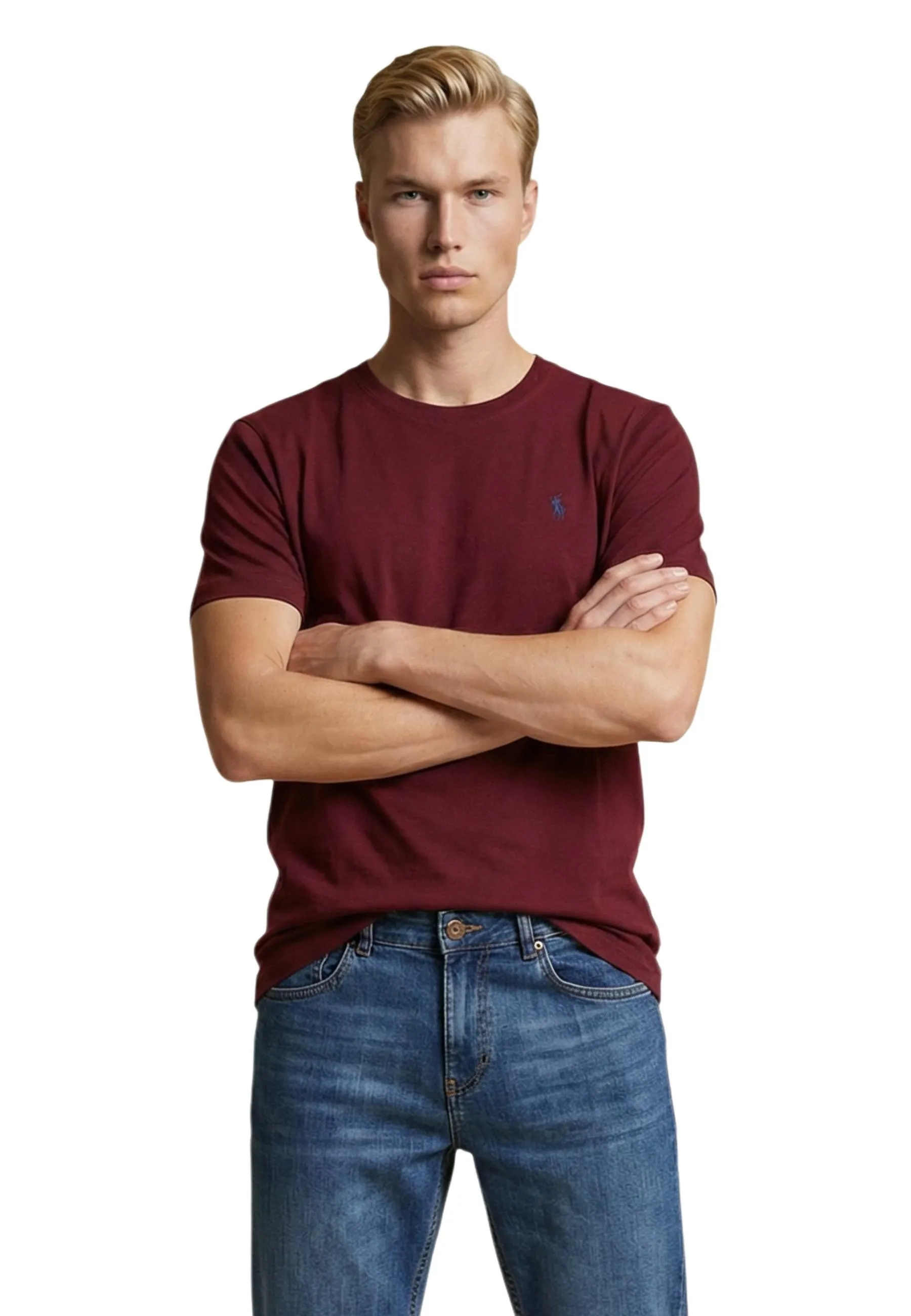 Herren T-Shirt Bordeaux 517027