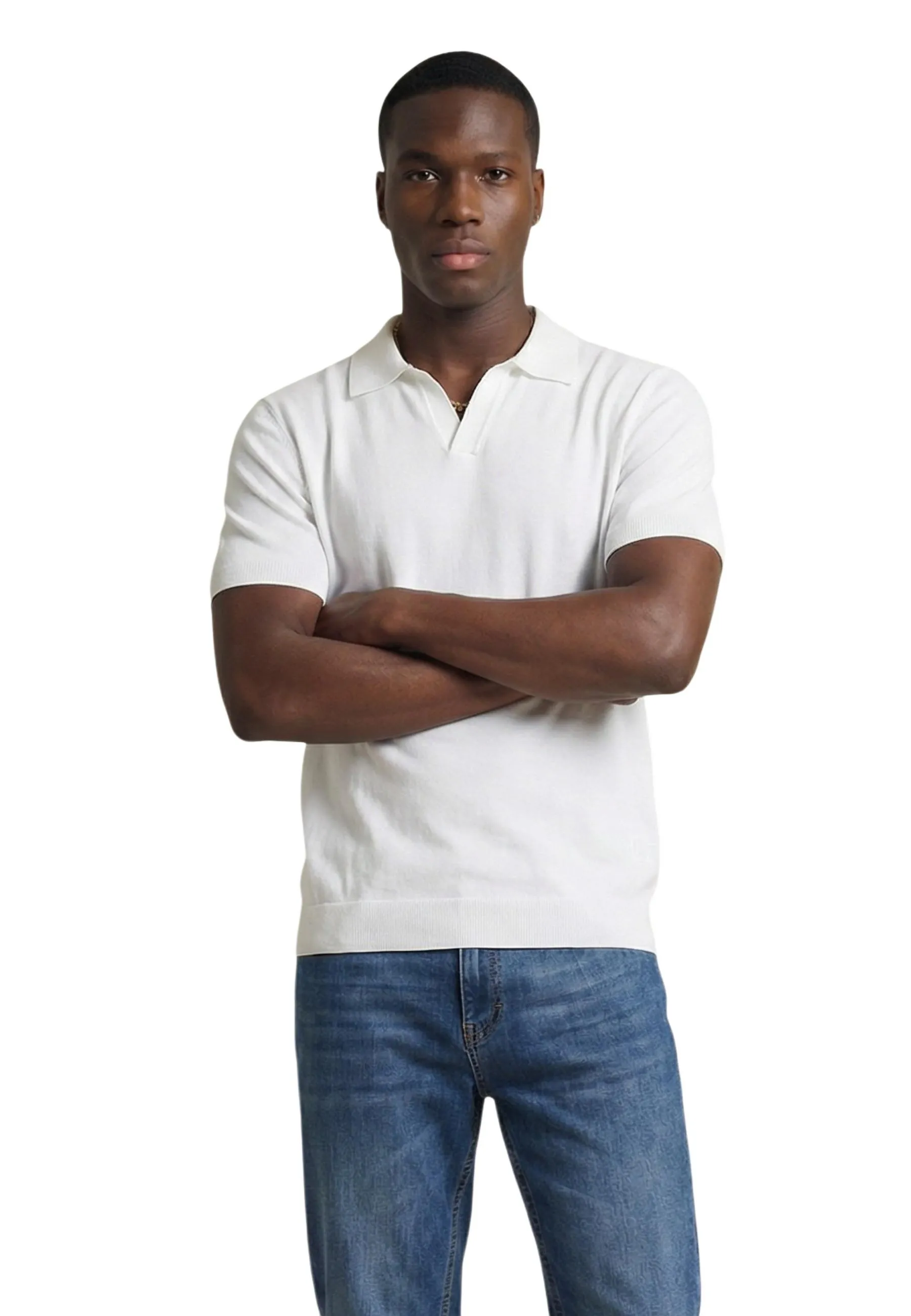 Yos Herren Polo Weiß 517077