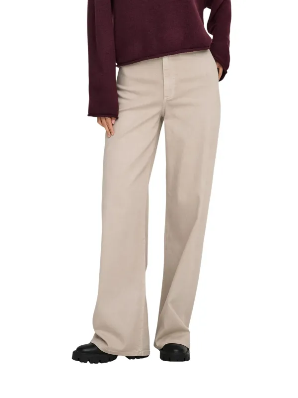 Jacqueline De Yong Damen Hose Beige | online kaufen