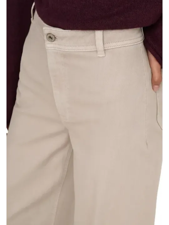 Jacqueline De Yong Damen Hose Beige | online kaufen