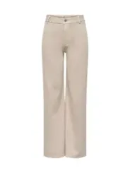 Jacqueline De Yong Damen Hose Beige | online kaufen