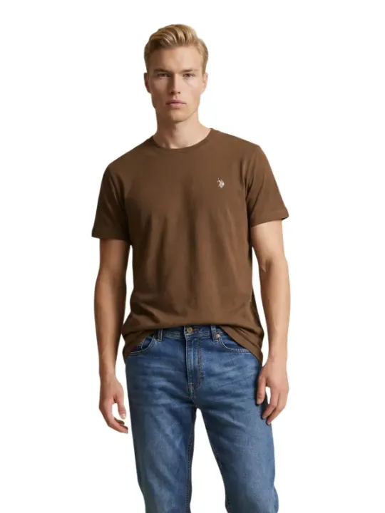 U.s. Polo Assn. Herren T-Shirt Braun | online kaufen