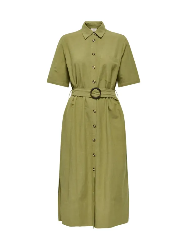 Jacqueline De Yong Damen Kleid Grün | online kaufen