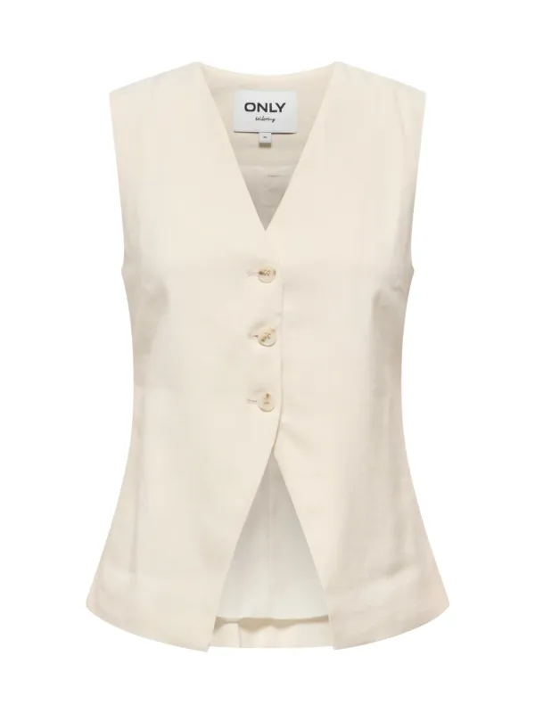 Only Damen Weste Beige | online kaufen