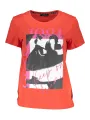 GUESS Damen T-Shirt Rot XS leihen bei Flex-Fashion
