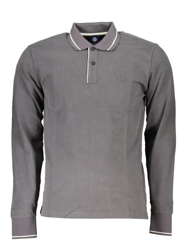 North Sails Herren Poloshirt Grau XL leihen - Flex-Fashion