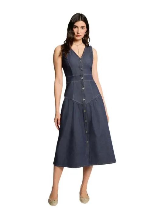 Morgan De Toi Damen Kleid Blau | online kaufen