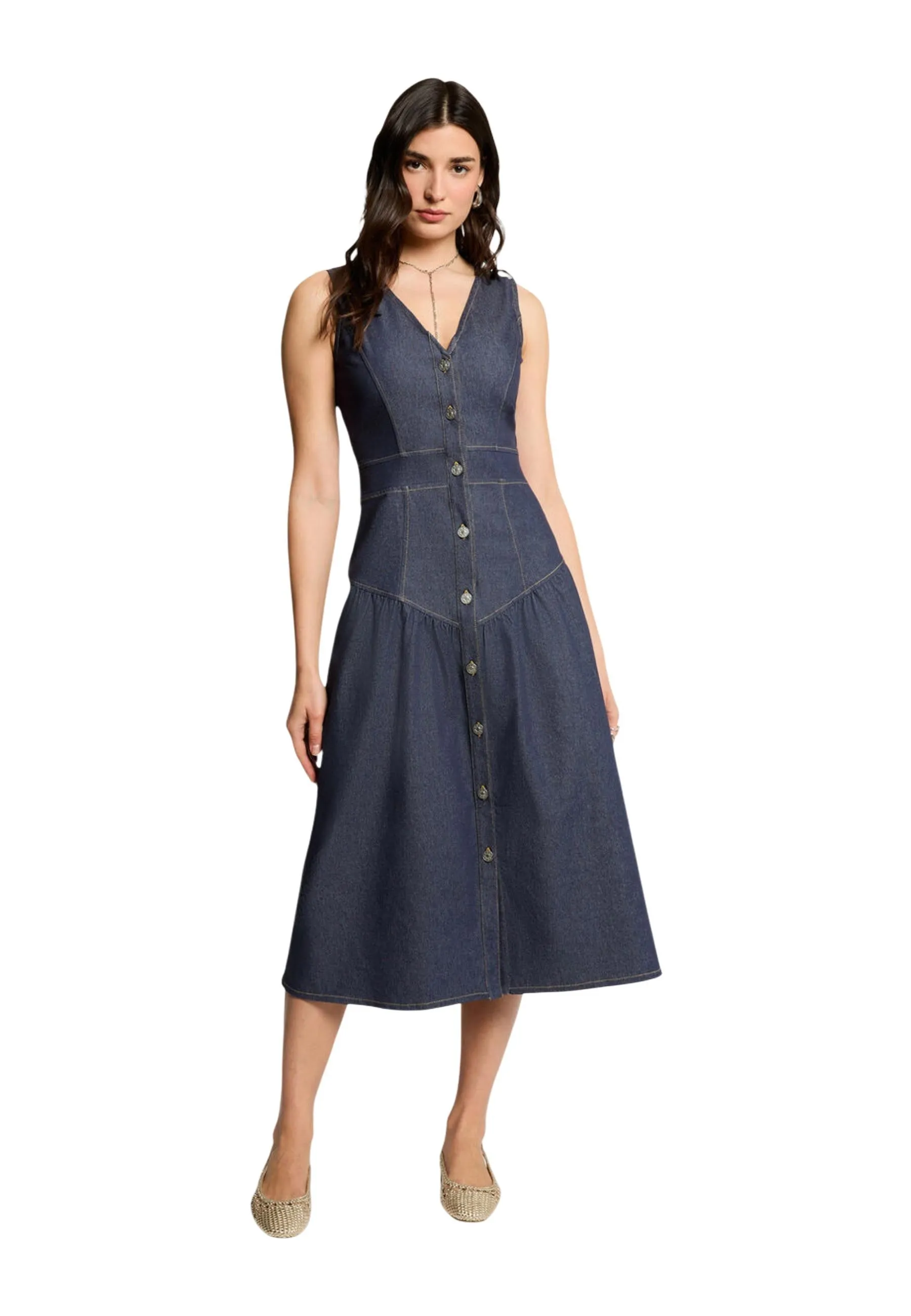 Damen Kleid Blau 517465
