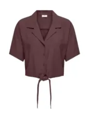 Jacqueline De Yong Damen Hemd Violett | online kaufen