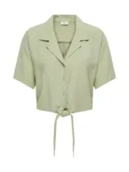 Jacqueline De Yong Damen Hemd Grün | online kaufen