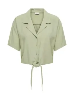 Jacqueline De Yong Damen Hemd Grün | online kaufen