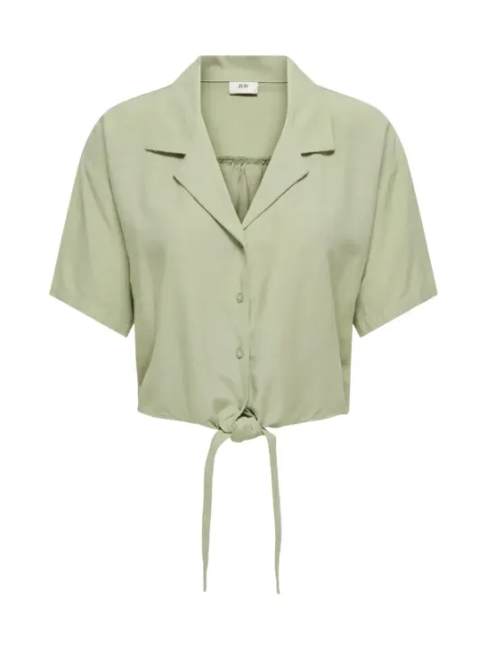 Jacqueline De Yong Damen Hemd Grün | online kaufen