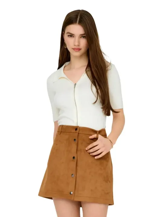 Jacqueline De Yong Damen Cardigan Beige | online kaufen