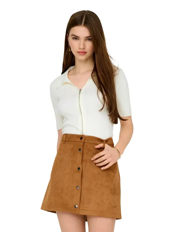 Jacqueline De Yong Damen Cardigan Beige | online kaufen