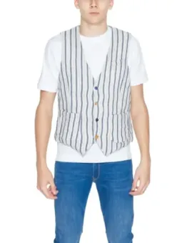 Gianni Lupo hellblaue Herrenweste