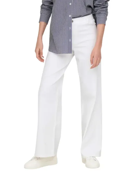 Jacqueline De Yong Damen Hose Weiß | online kaufen