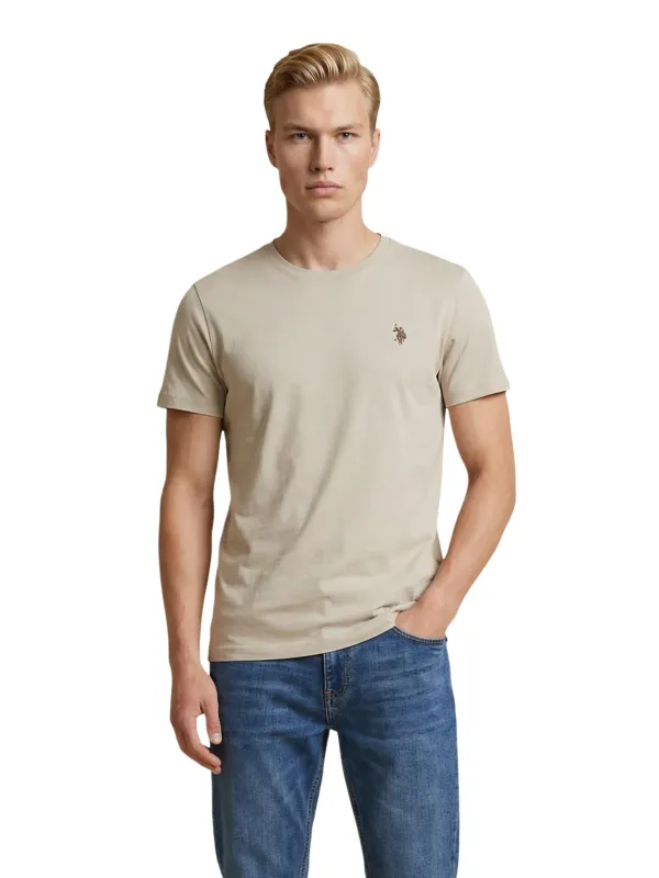 U.s. Polo Assn. Herren T-Shirt Beige | online kaufen