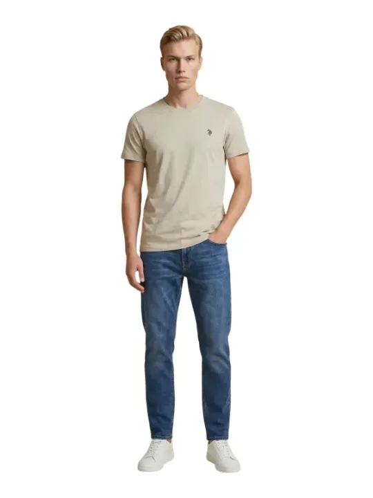 U.s. Polo Assn. Herren T-Shirt Beige | online kaufen