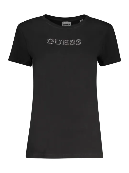 GUESS JEANS Damen T-Shirt Schwarz mieten - Flex-Fashion Verleih