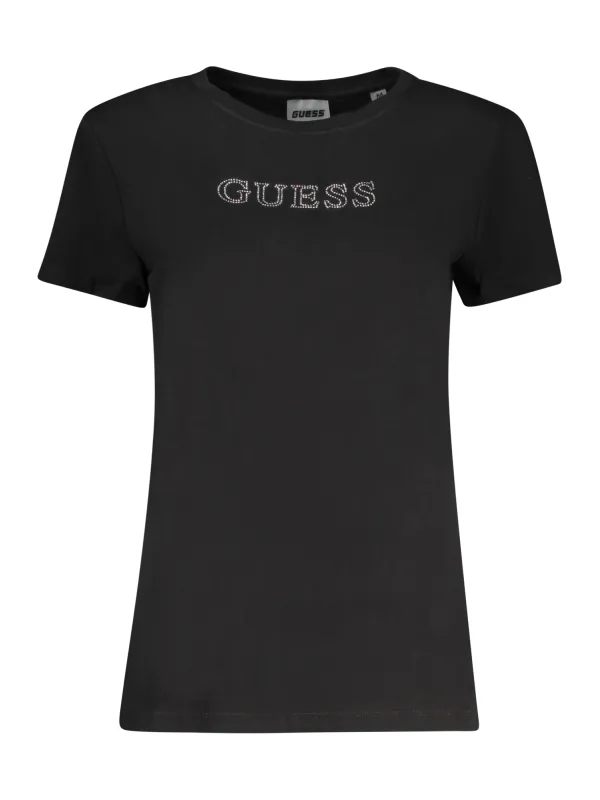GUESS JEANS Damen T-Shirt Schwarz mieten - Flex-Fashion Verleih