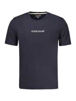GUESS JEANS Herren T-Shirt Blau mieten - Flex-Fashion Verleih