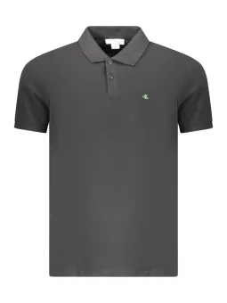 Calvin Klein Herren KURZARM-POLOSHIRT Schwarz