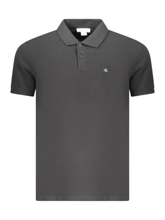 Calvin Klein Herren Poloshirt Schwarz mieten - Flex-Fashion