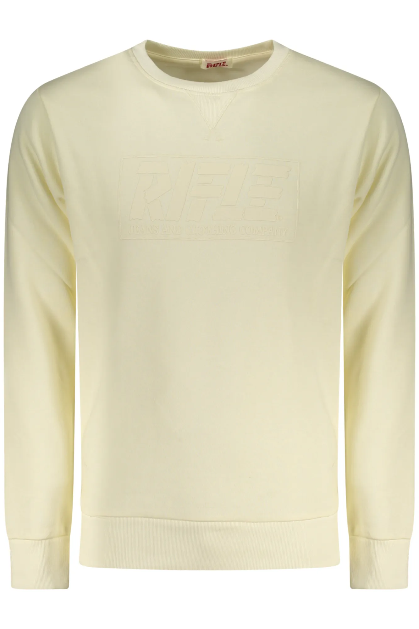 Herren LANGARM-SWEATSHIRT Weiß RFF415_BIOFFWHI