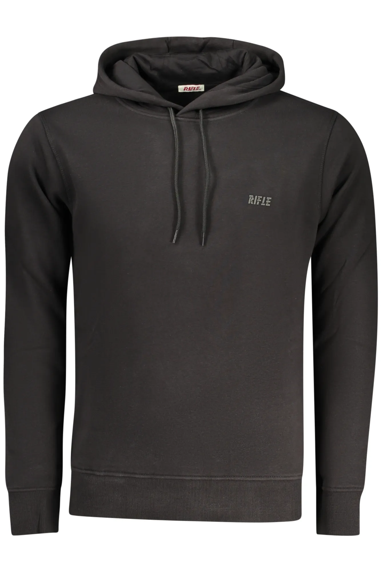 Herren LANGARM-KAPUZENPULLOVER Schwarz RFF017_NENERO
