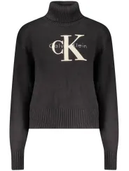 Calvin Klein Damen Rollkragenpullover XS Schwarz mieten