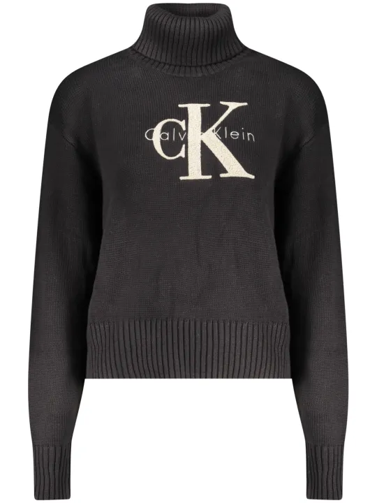 Calvin Klein Damen Rollkragenpullover XS Schwarz mieten