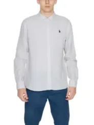 Weißes Hemd mit schwarzem Logo