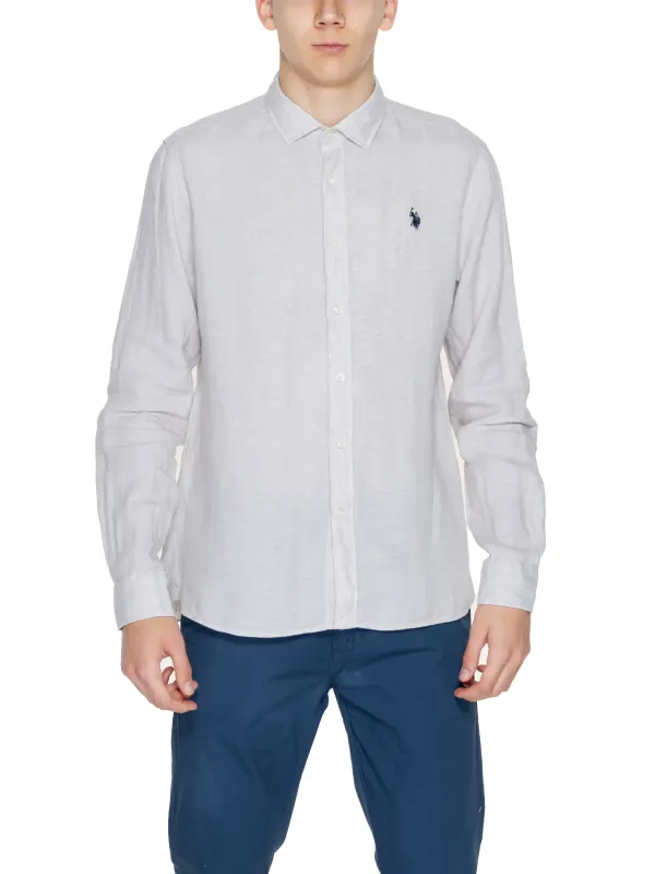 Weißes Hemd mit schwarzem Logo